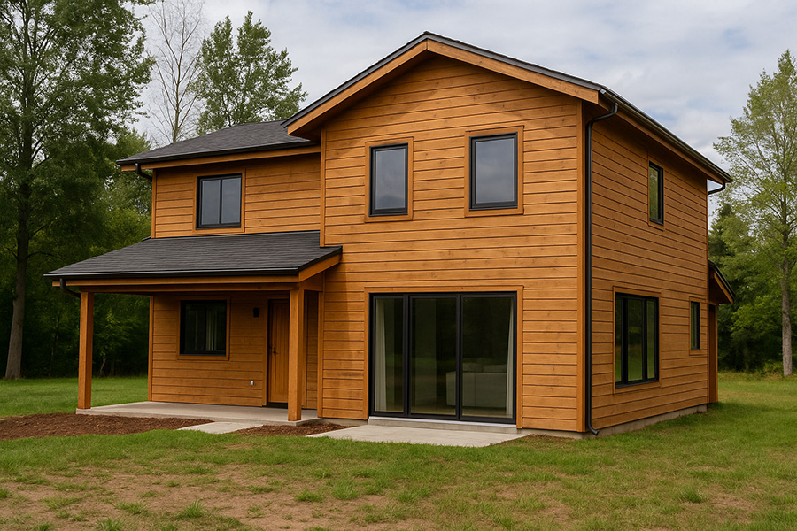 vivienda unifamiliar madera