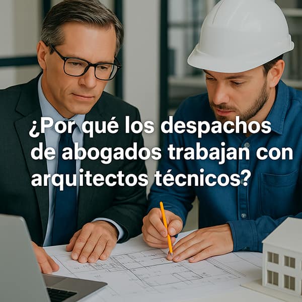 despachos de abogados trabajan con arquitectos tecnicos