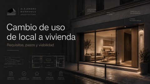 cambio de uso local a vivienda