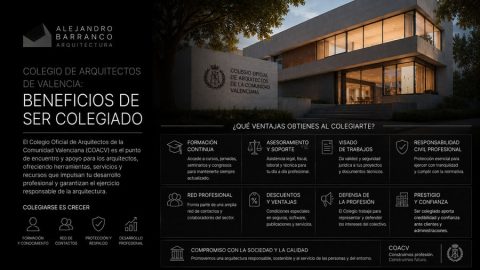 colegio de aquitectos beneficios de colegiado