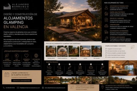 construcción de alojamientos glamping en valencia
