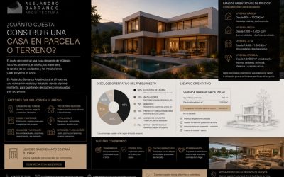 ¿Cuánto cuesta construir una casa en parcela o terreno?