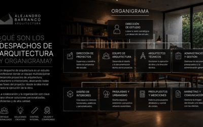 ¿Qué son los despachos de arquitectura y cómo es su organigrama?