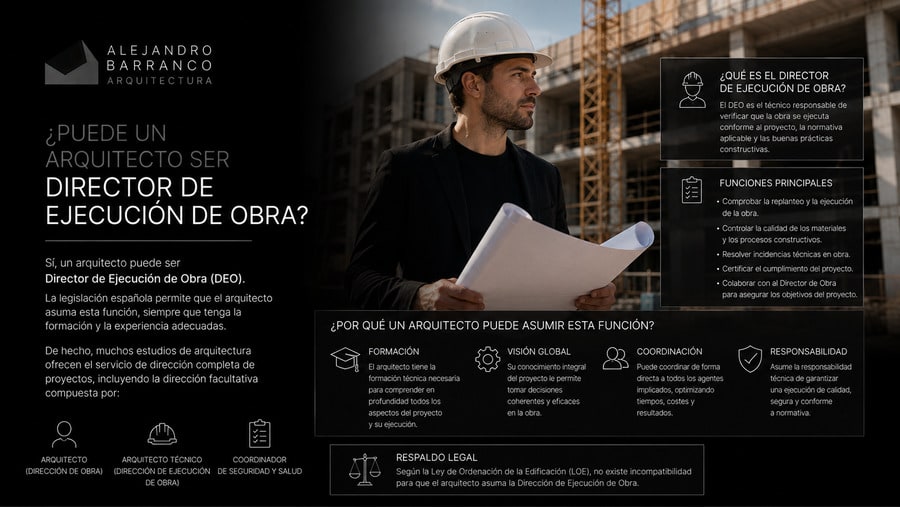 director de ejución de obra