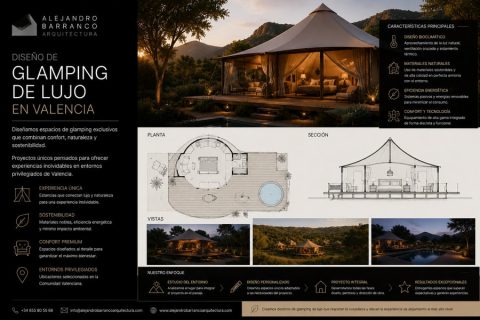 diseño de glamping de lujo en valencia