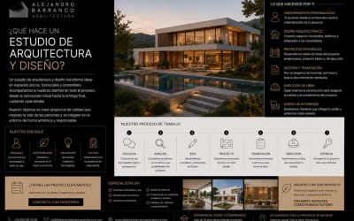 ¿Qué hace un estudio de arquitectura y diseño?