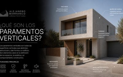 ¿Qué son los paramentos verticales?