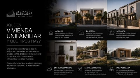 vivienda unifamiliar y tipos que hay